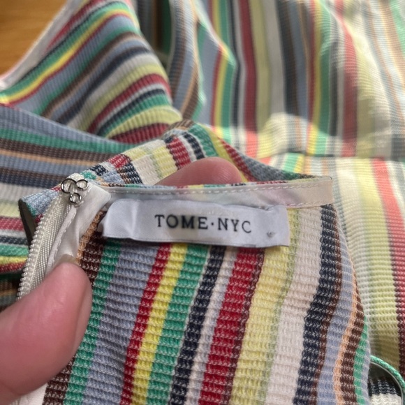 EUC Tome- Striped Mermaid Dress. Size 4 - Picture 6 of 10